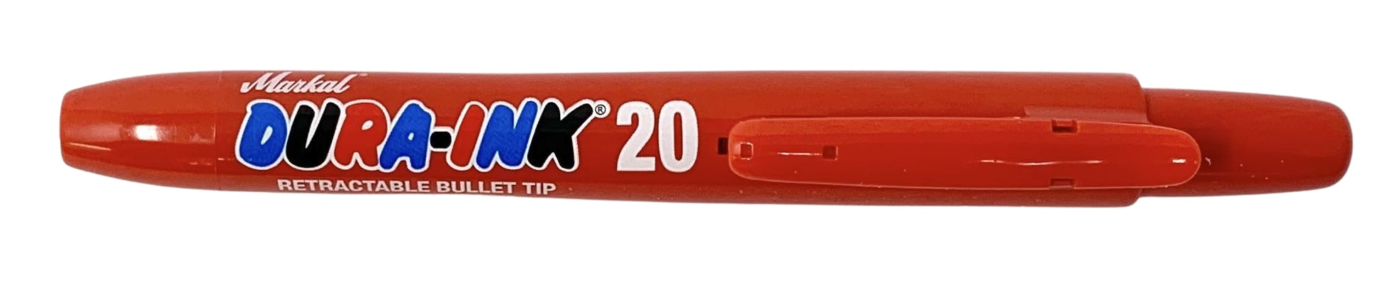 Rotulador permanente retráctil de color rojo - ref.783